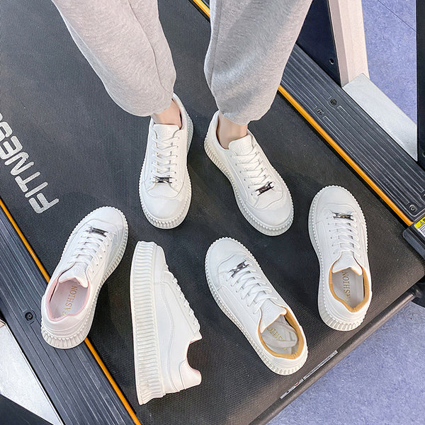 Zapatos Casuales de Esponja Coreanos para Mujer
