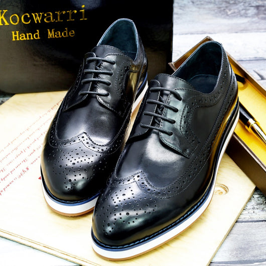 Zapatos de Cuero Casual Ejecutivo para Hombre - Estilo Europeo y Americano - Image 4