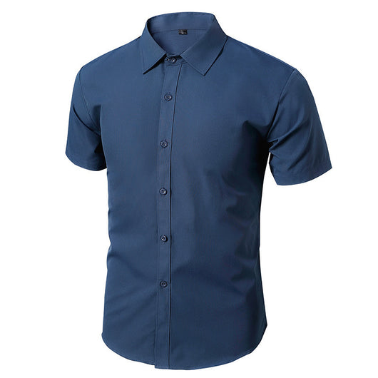 Camisa Casual Blanca para Hombre - Diseño Liso Versátil - Image 16