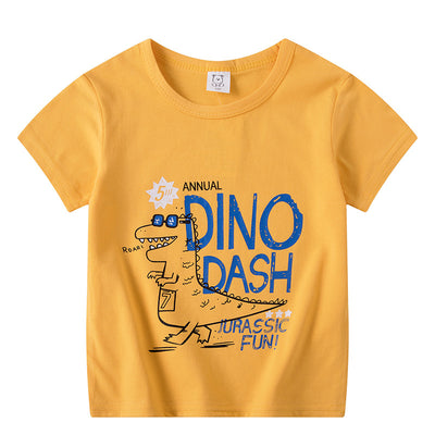 Playera Infantil de Manga Corta Unisex con Diseños Animados - Image 37