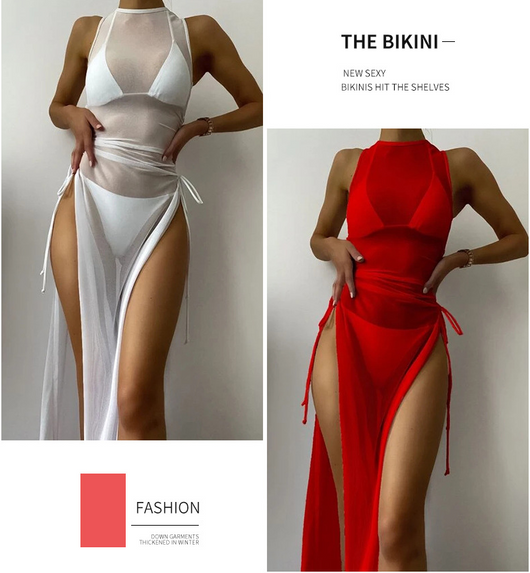 Traje de Baño Escotado con Abertura Lateral Elegante - Image 13