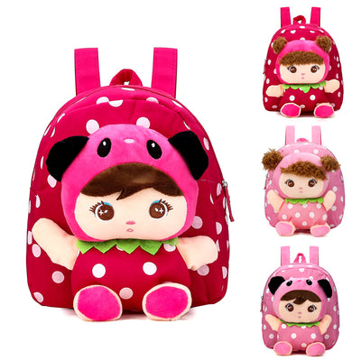 Mochila Infantil de Lona con Diseño de Personajes Animados