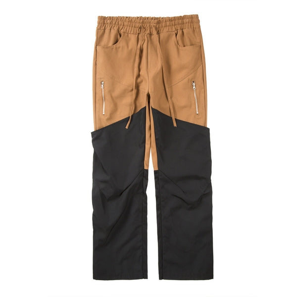 Pantalón de Botones con Efecto Dos Piezas