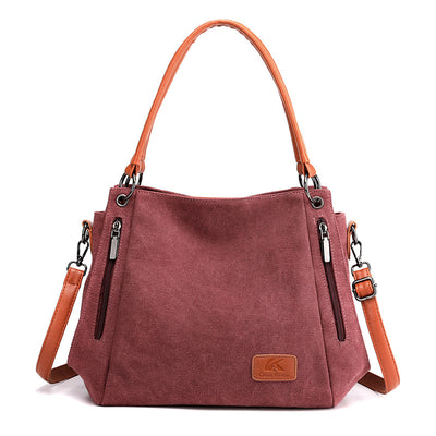 Bolsa de Lona Retro para Mujer - Bolso Grande Estilo Literatura y Arte - Image 8