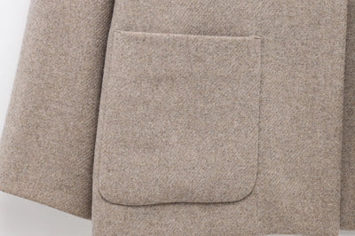 Abrigo Capa Estilo Francés con Diseño Tejido para Mujer - Image 10
