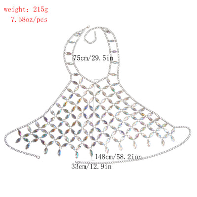 Cadena de Cuerpo Multicapa con Dije de Acrílico Colorido - Image 8