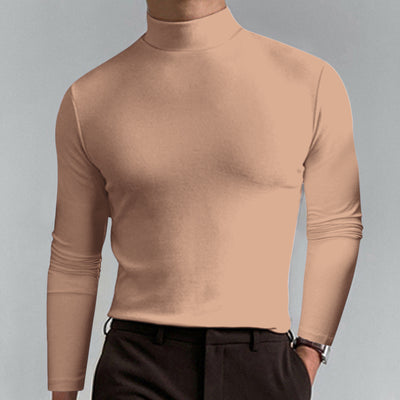 Camiseta Térmica de Cuello Alto Manga Larga para Hombre - Image 9