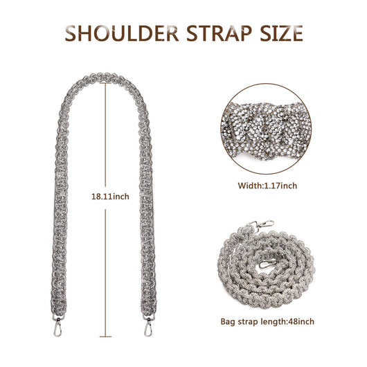 Correa de Hombro para Equipaje con Cristales Diamante - Image 11