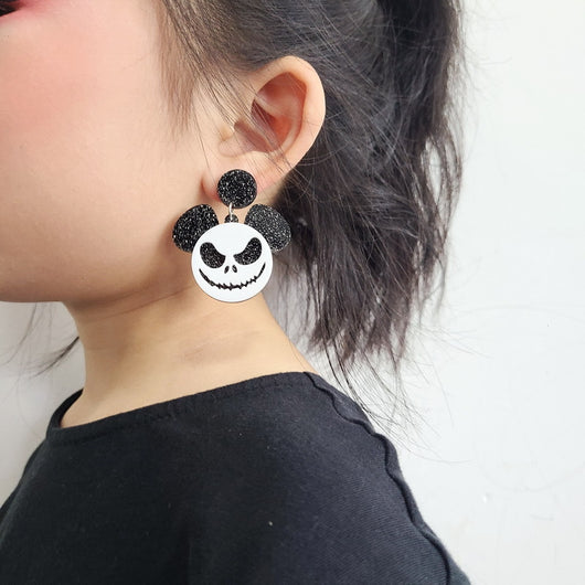 Aretes Temáticos Halloween: Fantasma, Calabaza y Murciélago - Image 5