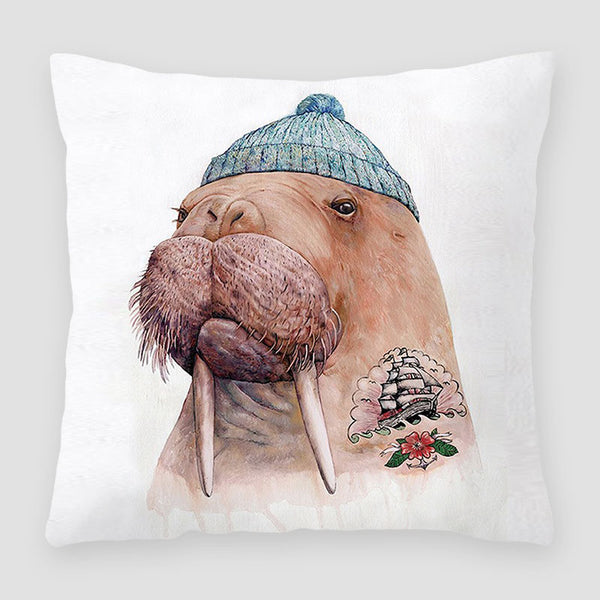 Almohada Decorativa Terciopelo Melocotón Estilo Instagram - Respaldo y Cintura