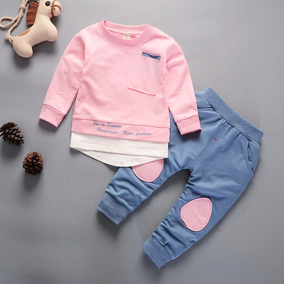 Conjunto Infantil Coreano: Suéter y Pantalones Dos Piezas - Image 10