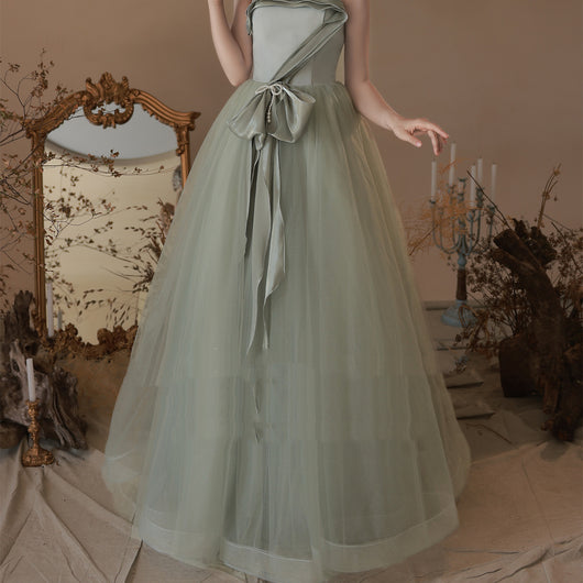 Vestido Bralette de Satén Verde Esmeralda - Image 5