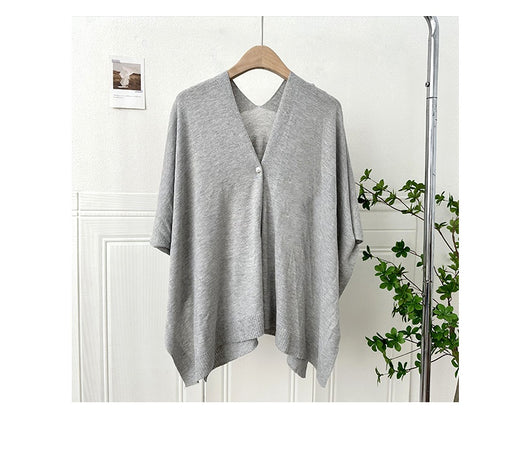 Chaleco Cardigan Tejido Ligero Liso con Hebilla - Prenda Versátil All-Match - Image 17