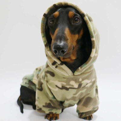 Sudadera con Capucha Acolchada de Terciopelo Reversible para Mascotas - Image 2