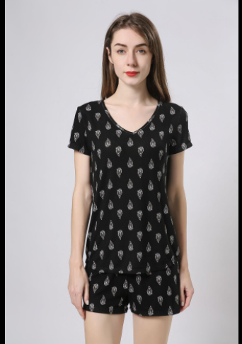 Pijama Corto para Mujer - Conjunto de Manga Corta y Short Cómodo - Image 10