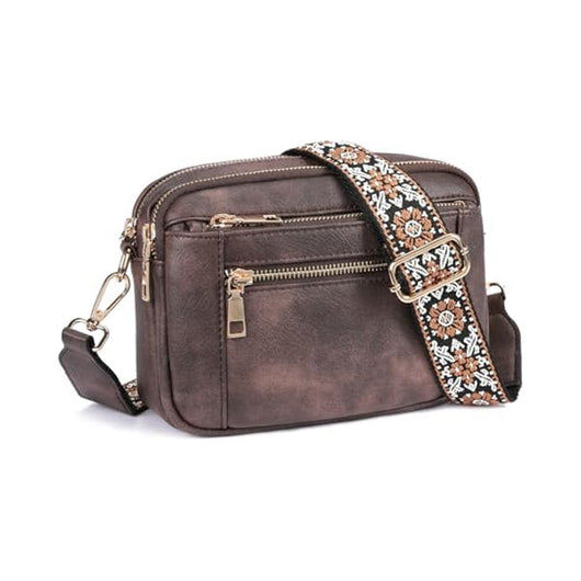 Bolsa Crossbody Multiusos con Diseño Vaca y Cierre de Cremallera - Image 13