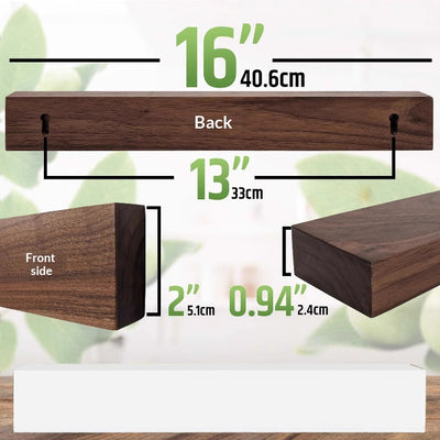 Soporte Magnético de Pared en Madera Maciza para Cuchillos - Image 10