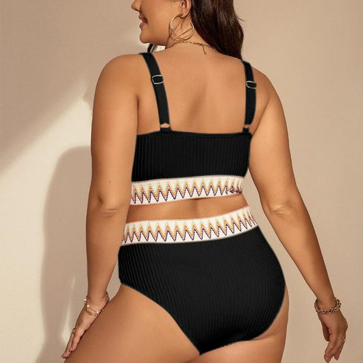 Bikini Talle Alto con Abertura Lateral para Tallas Grandes - Image 16