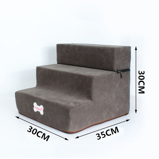Escaleras para Mascotas - Rampa de 3 Escalones con Cama Integrada para Perros y Gatos - Image 14