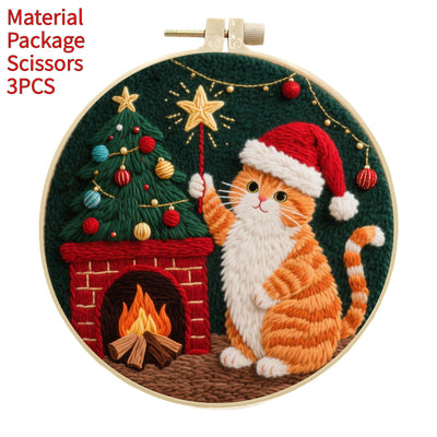 Kit de Bordado Manual para Gatos - Materiales DIY Completos - Image 14