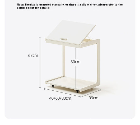 Mesa Auxiliar de Madera Maciza con Almacenamiento Removible - Image 24