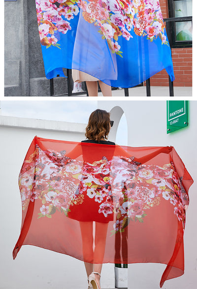 Foulard Ligero Multiuso para Playa - Protección Solar y Estilo - Image 55