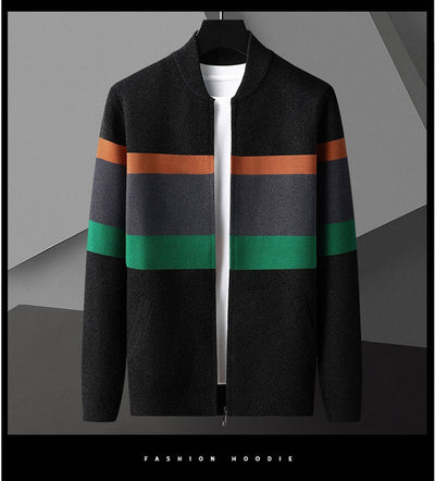 Cardigan Tejido para Hombre - Abrigo Versátil Primavera y Otoño - Image 16