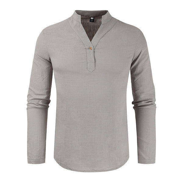 Playera Cuello V Hombre Importada - Diseño Clásico y Versátil
