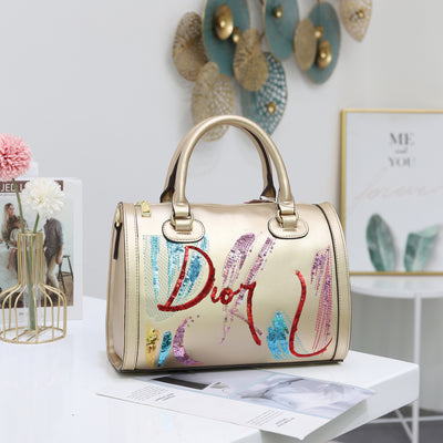 Bolsa Mensajera de Moda con Bordado de Lentejuelas para Mujer - Image 9
