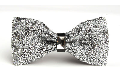 Corbatín de Diamantes Coreano para Boda - Estilo Elegante con Strass - Image 13
