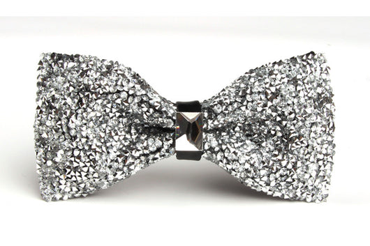 Corbatín de Diamantes Coreano para Boda - Estilo Elegante con Strass - Image 13