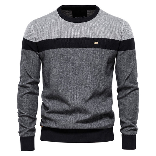 Suéter Tejido con Patrón para Hombre - Image 14