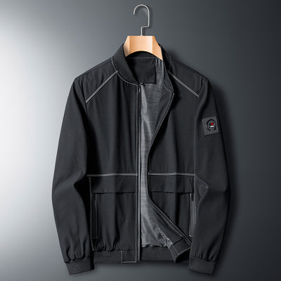 Chaqueta Deportiva Talla Grande para Hombre - Estilo Béisbol Primavera Otoño