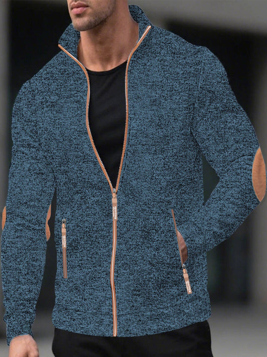 Abrigo Sudadera Polar con Cierre para Hombre - Talla Grande - Image 8