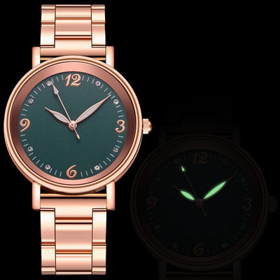 Reloj de Cuarzo Casual Elegante con Banda de Acero Inoxidable - Image 20