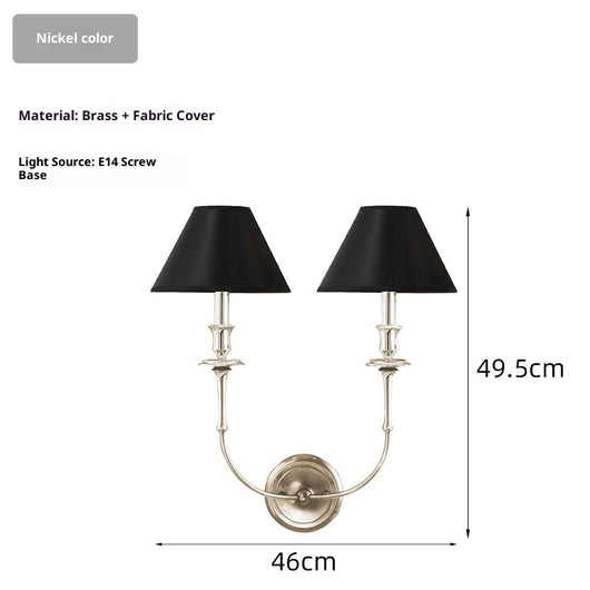 Lámpara de Pared Cobre Moderno para Sala y Dormitorio - Image 8