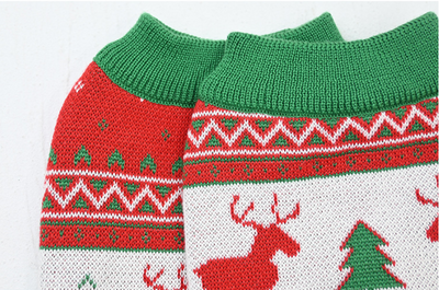 Suéter Navideño Cálido para Mascotas - Diseño Festivo Reno y Animales - Image 8
