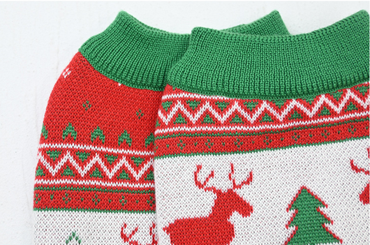 Suéter Navideño Cálido para Mascotas - Diseño Festivo Reno y Animales - Image 8
