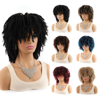Peluca Afro Rizos Pequeños 6 Pulgadas - Cabello Natural y Voluminoso