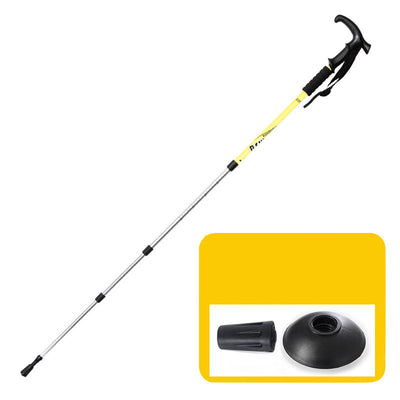 Bastones de Trekking Ultraligeros Plegables de Aluminio con Mango Recto - Image 24