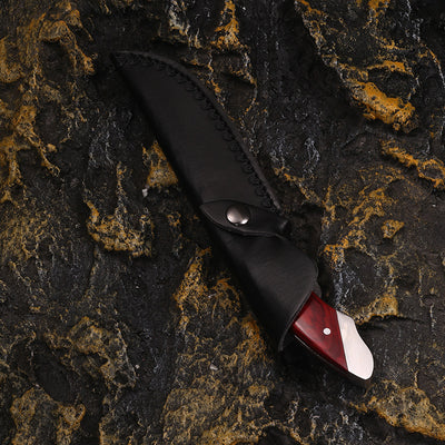Cuchillo de Supervivencia Outdoor de Acero Cromado de Alta Dureza 9" - Image 7