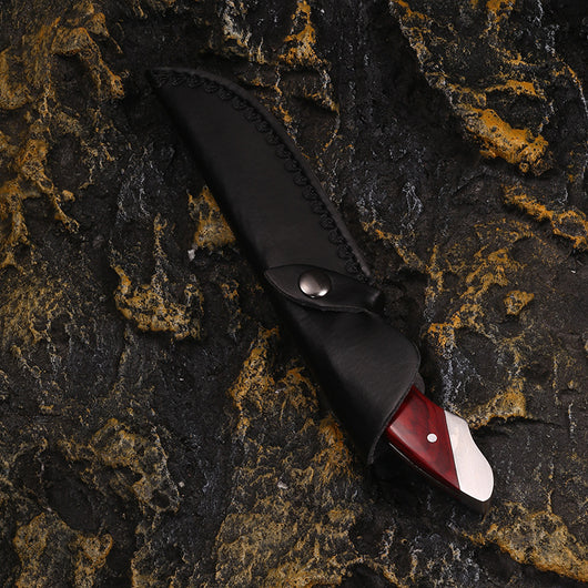 Cuchillo de Supervivencia Outdoor de Acero Cromado de Alta Dureza 9" - Image 7