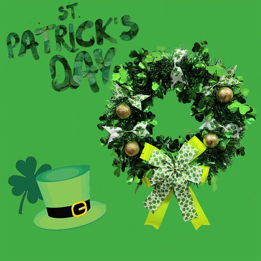 Guirnalda Decorativa de Trébol Verde para Festival Irlandés - Image 10