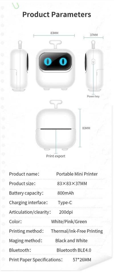 Impresora Térmica Portátil Mini para Estudiantes - Image 12