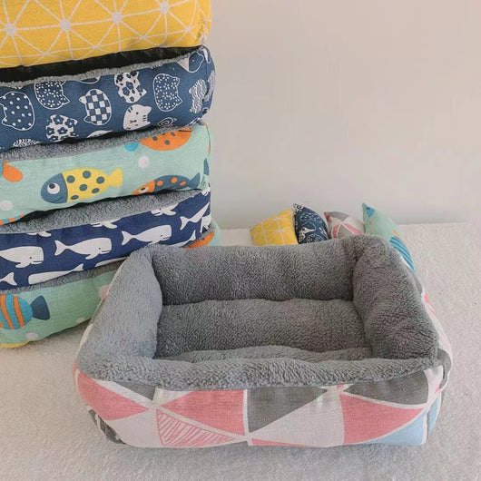 Cama de Lino Impermeable para Mascotas - Image 12