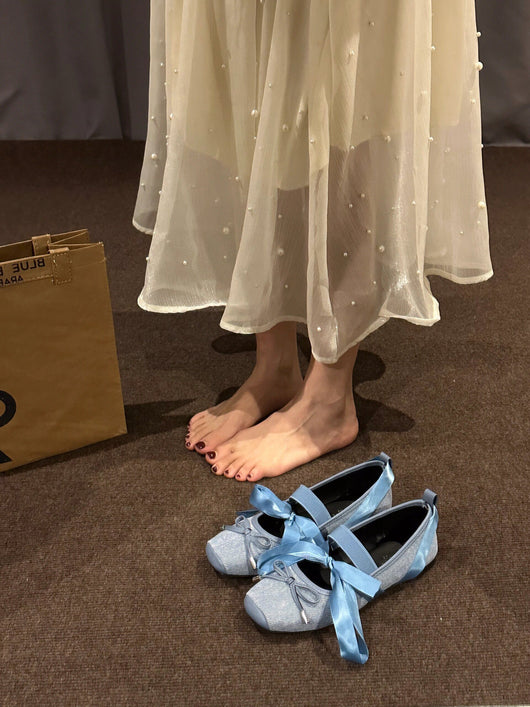 Zapatillas de Ballet Azul Profesionales - Image 5