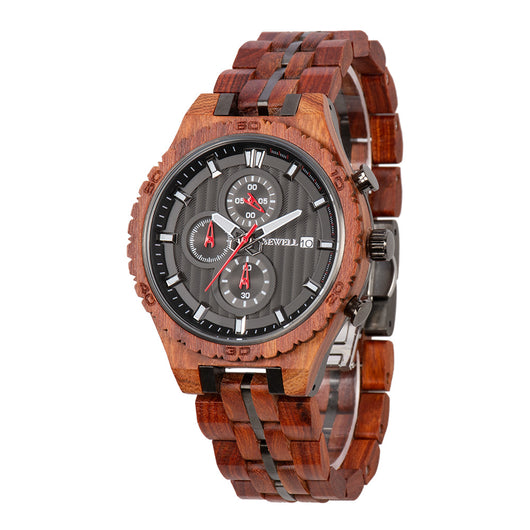 Reloj de Acero y Madera para Hombre - Multifuncional - Image 16