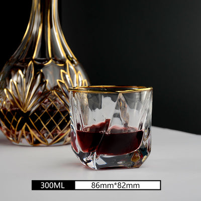Juego de 2 Copas de Whiskey en Cristal Dorado - Image 21