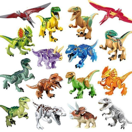 Juguete de Carrera en Pista Eléctrica Tiranosauro Dinosaurio Ensamblable con Simulación - Image 20