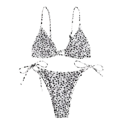 Bikini Estampado Dividido Europeo Americano para Mujer - Image 10
